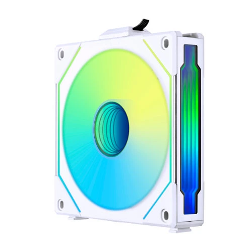 Lian Li UNI Fan SL-INF 140 Reverse Blade RGB White Case Fan, Single Pack